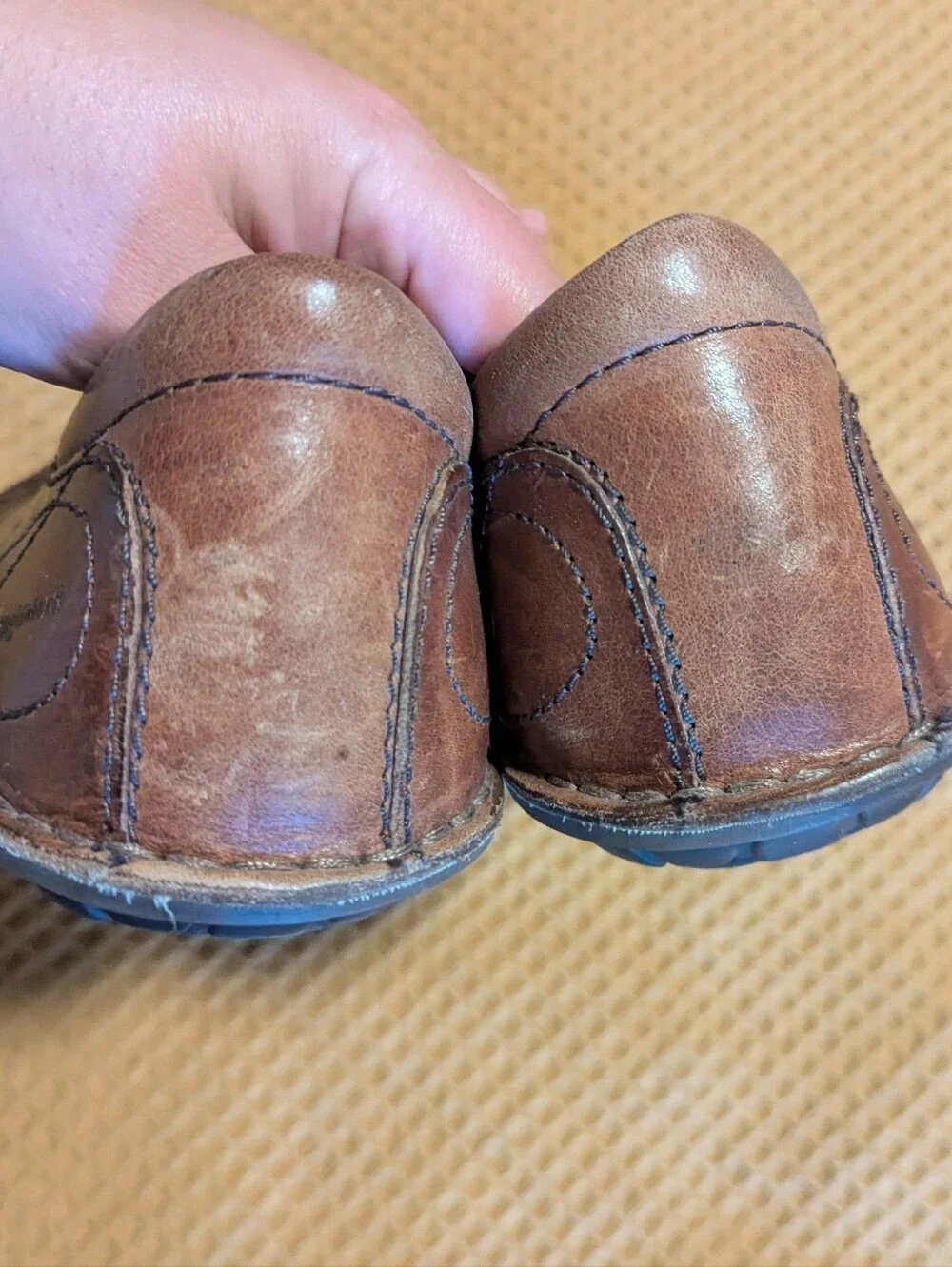 Patagonia Men's Brown Leather Lace-Up Casual Shoes, 8.5